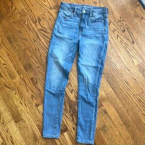 American Eagle next level stretch super hi-rise jeans jegging size 4 regular